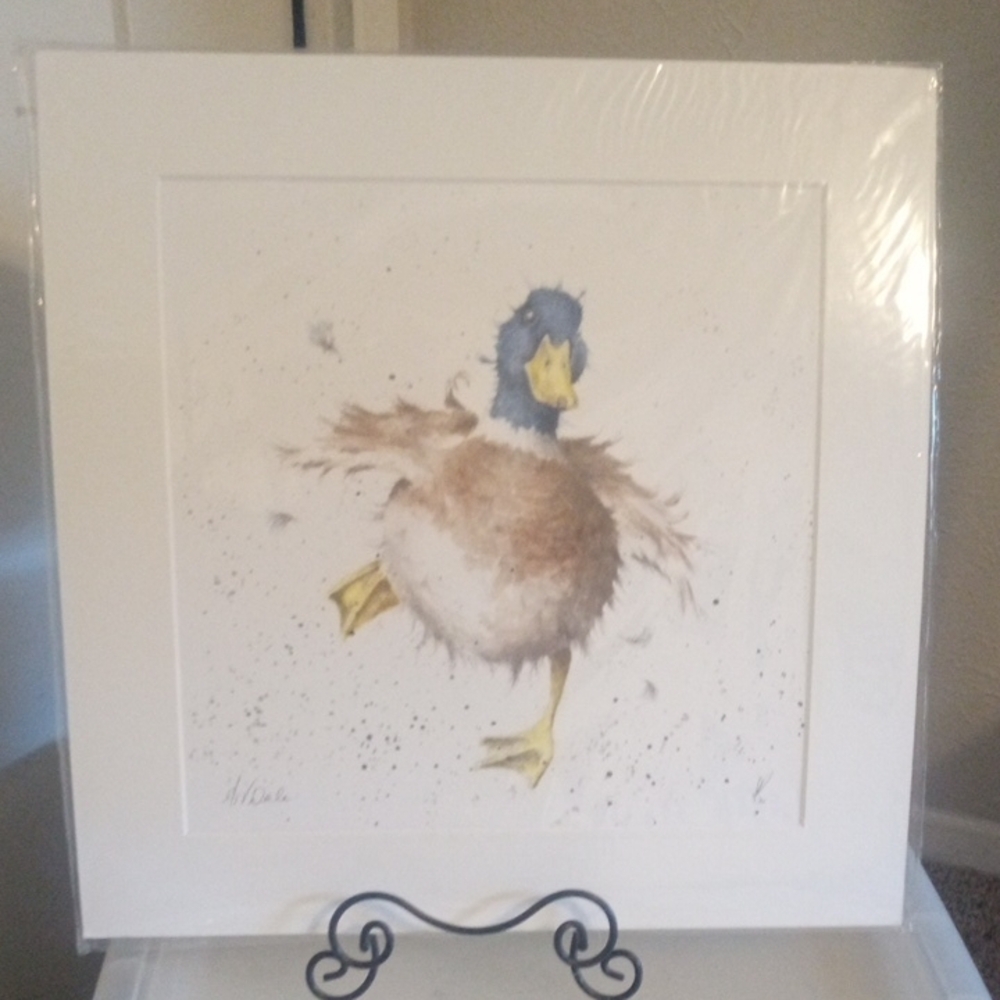 Charming Duck Wall Art - Wrendale Designs